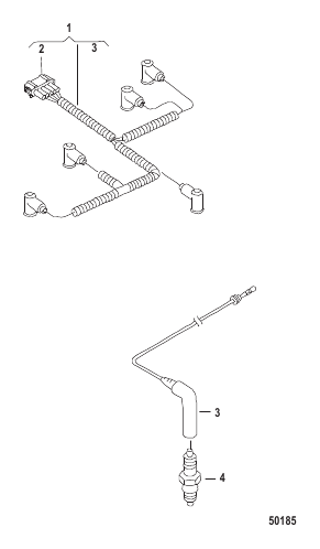 RAIL AND GLOW PLUG