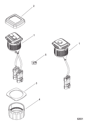 Start/Stop Switch Kit-Dash Mount