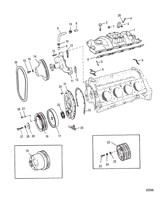Intake Manifold and Front Cover