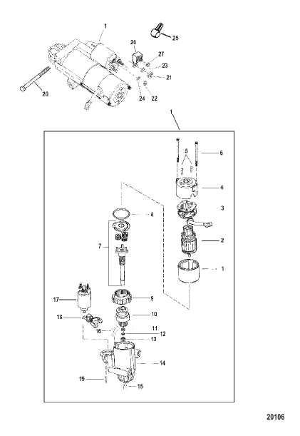 Starter Motor (PG260)