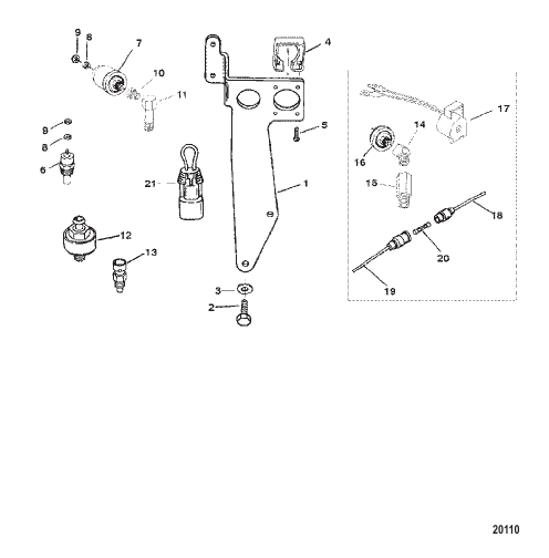 Senders and Harness Bracket
