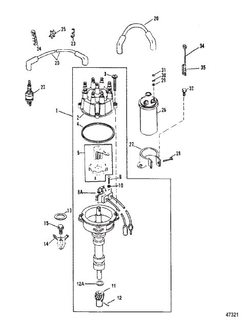 DISTRIBUTOR AND IGNITION COMPONENTS
