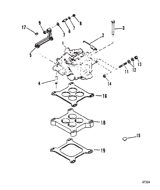 CARBURETOR AND LINKAGE