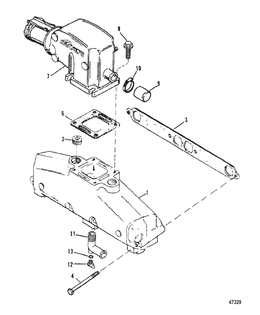 EXHAUST MANIFOLD AND EXHAUST ELBOW
