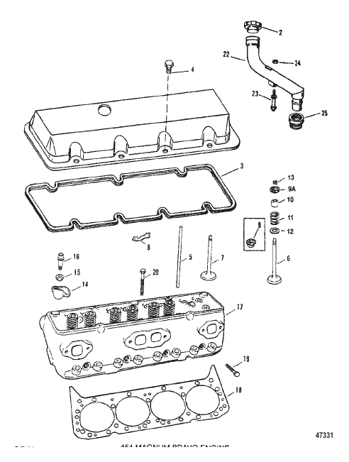 CYLINDER HEAD AND ROCKER COVER
