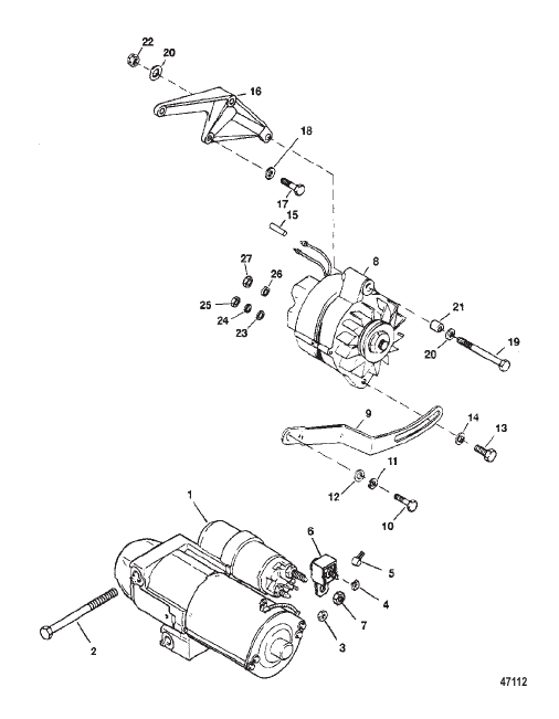 STARTER MOTOR AND ALTERNATOR