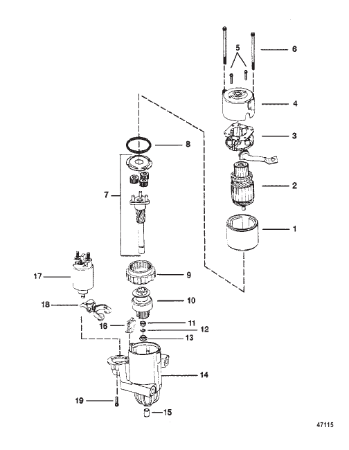STARTER MOTOR (PG260)