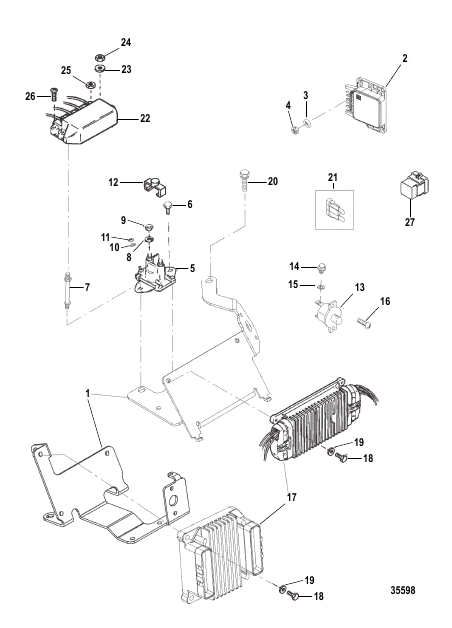 ELECTRICAL BRACKET AND COMPONENTS
