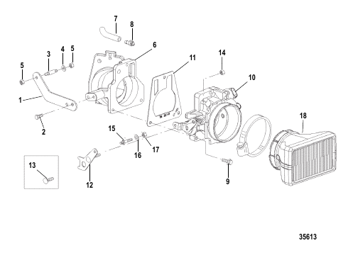 THROTTLE BODY AND LINKAGE