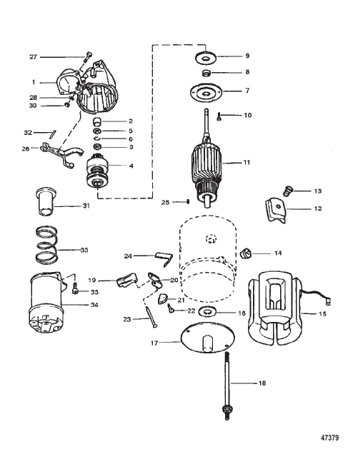 STARTER ASSEMBLY (50-17251A3)