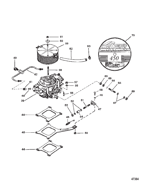 CARBURETOR AND LINKAGE