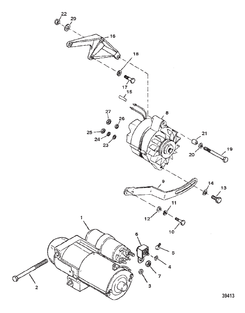 STARTER MOTOR AND ALTERNATOR