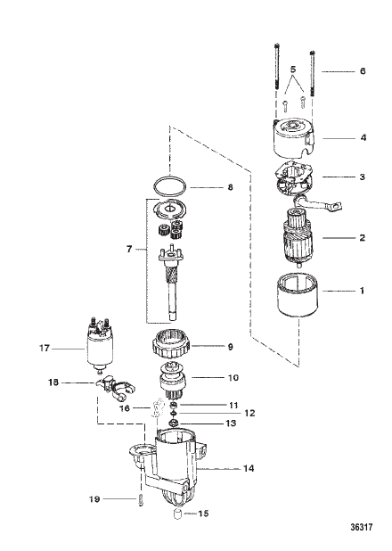 STARTER MOTOR (PG260)