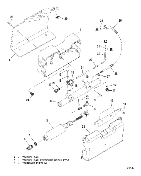FUEL PUMP AND FUEL COOLER