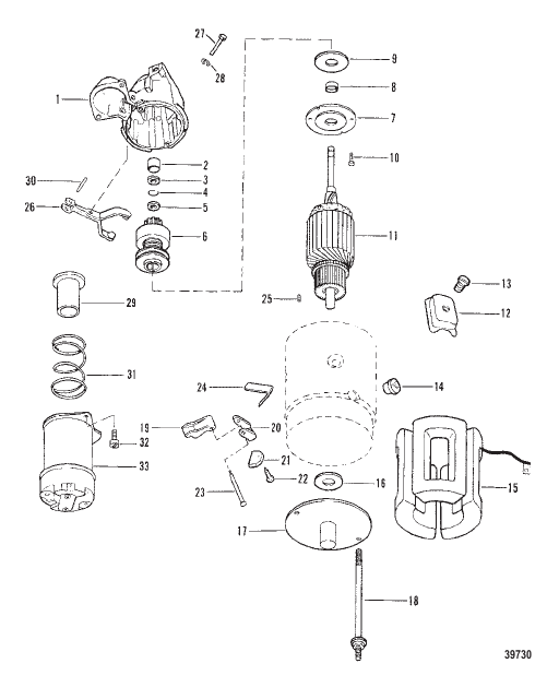STARTER MOTOR (12")