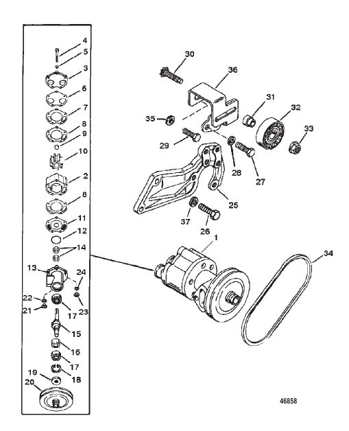 PUMP ASSEMBLY-WATER