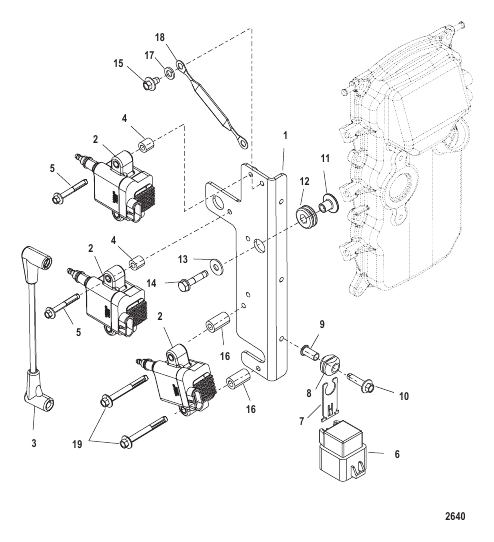 Ignition Coil S/N-USA-0T980000/BEL-0P325500 and Up