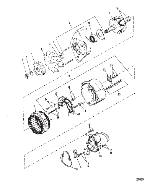 Alternator (Mando # AR-150)