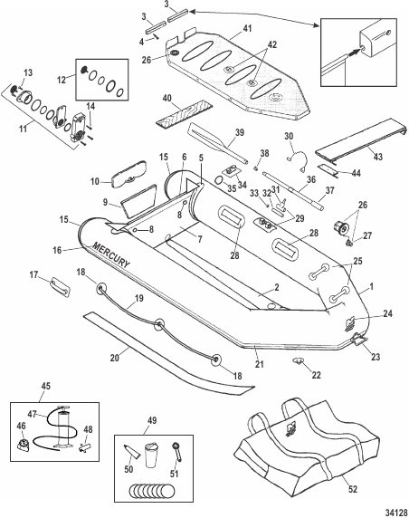 Mercury Air Deck Model (285 Limited - White)