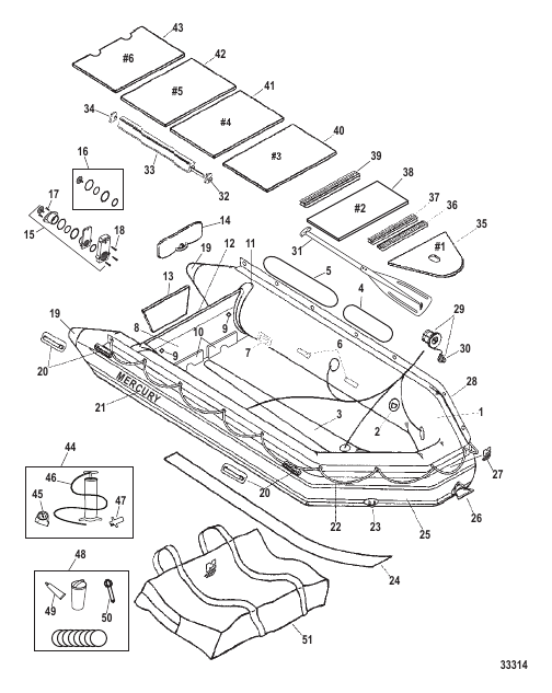 Mercury Heavy Duty 530 Model (With Aluminum Floors)