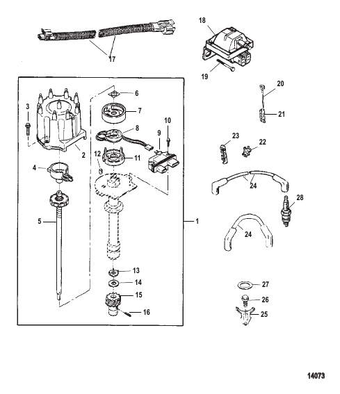 DISTRIBUTOR AND IGNITION COMPONENTS
