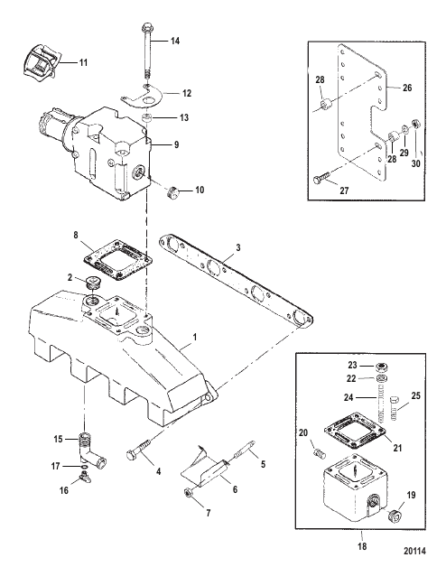 Exhaust Manifold and Exhaust Elbow