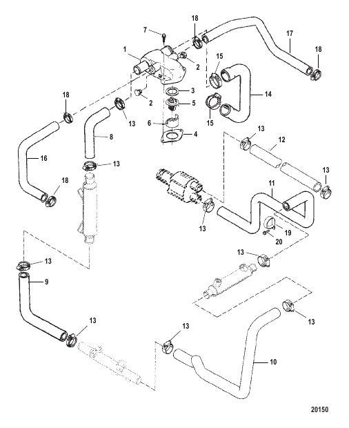 Standard Cooling System (8.2L MPI)
