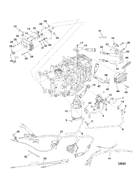 Electrical Components (S/N-0G960499 and Below)