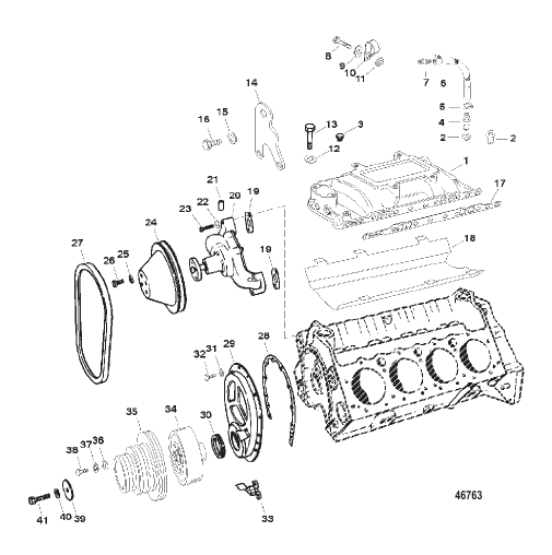 INTAKE MANIFOLD AND FRONT COVER