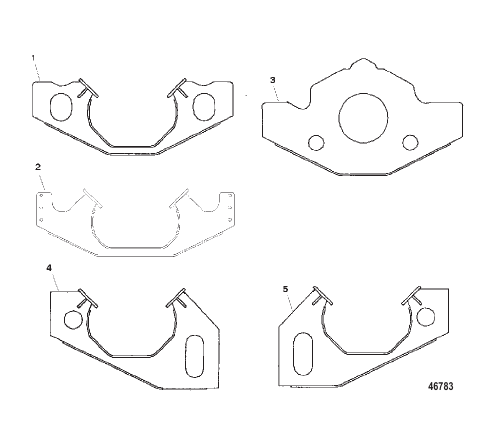 MOUNT PLATES-ENGINE