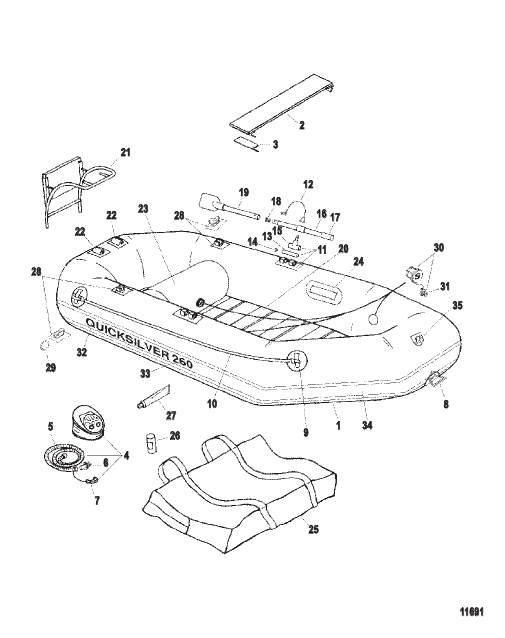 Quicksilver Inflatables (260ST Model)