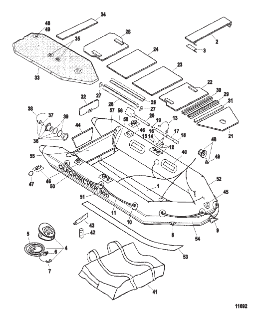 Quicksilver Inflatables (270A/S - 300A/S - 330A/E/S Models)