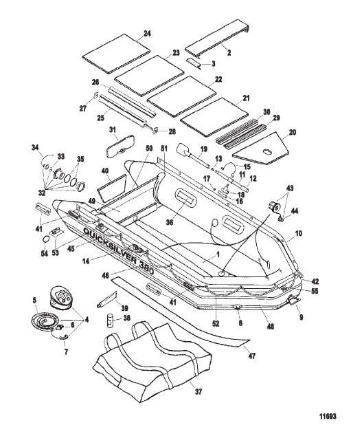 Quicksilver Inflatables (380E - 380S Models)