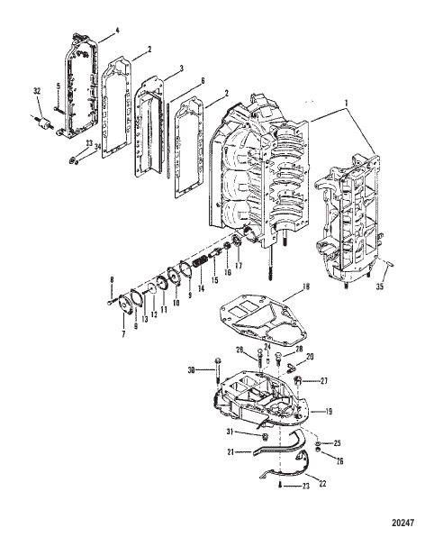 Exhaust Manifold and Exhaust Plate