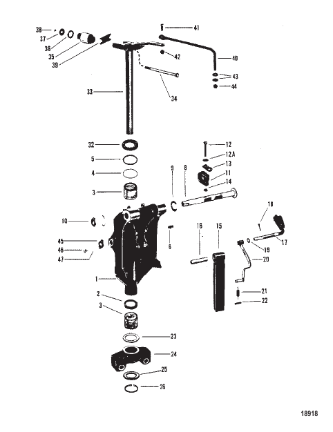 Swivel Bracket (S/N-USA-5503246/AUS-8062734 and Below)