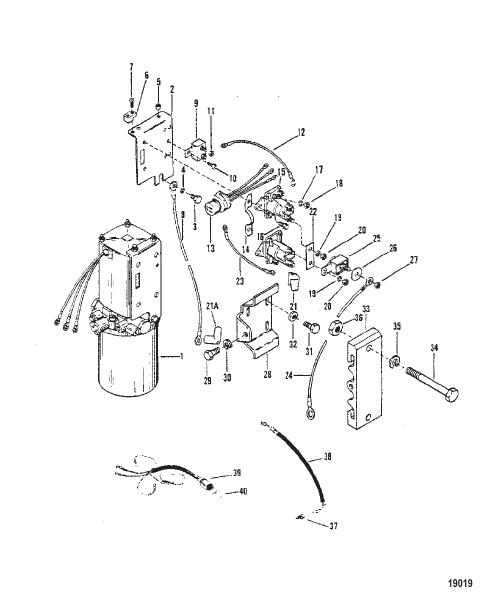 Hydraulic Pump Bracket (S/N-5432022 and Up)