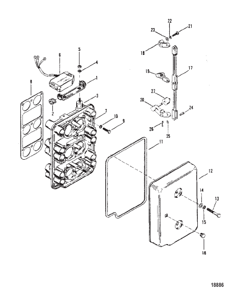 Choke Plate and Throttle Levers (Design II)