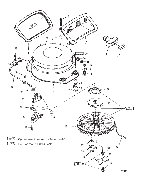 STARTER ASSEMBLY (MANUAL)
