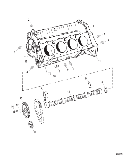 Cylinder Block And Camshaft