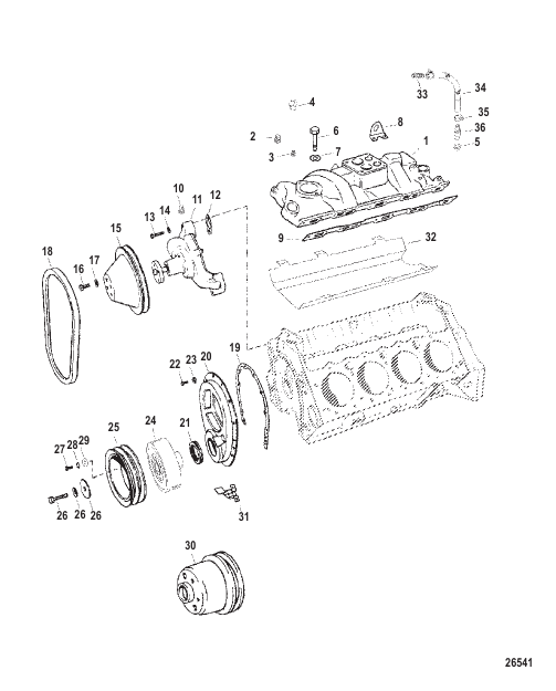 Intake Manifold And Front Cover