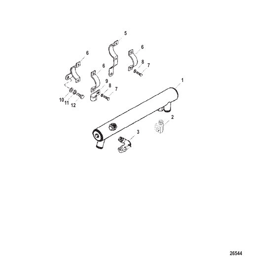 Oil Cooler Assembly (Bravo Models)