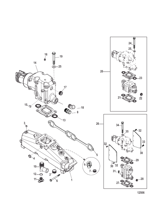 Exhaust Manifold and Elbow