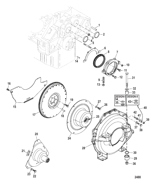 Cylinder Block and Flywheel Housing