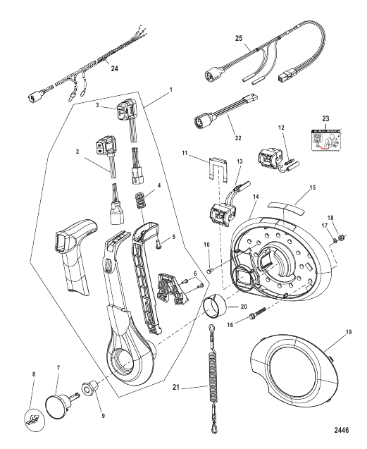 Remote Control-4000 GEN II (Lock Bar) Panel Mount