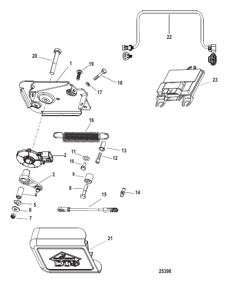 Hotfoot Throttle Assembly-Conversion Kit (893359K02)