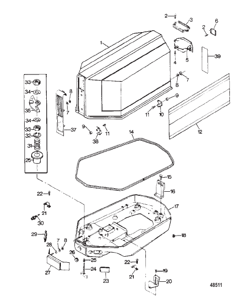 Engine Cover and Support Plate