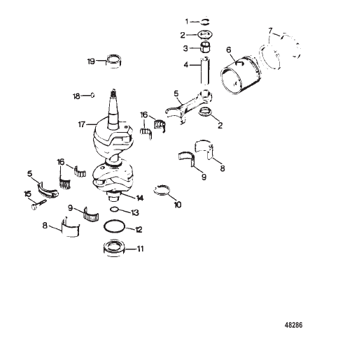 Crankshaft and Piston Group