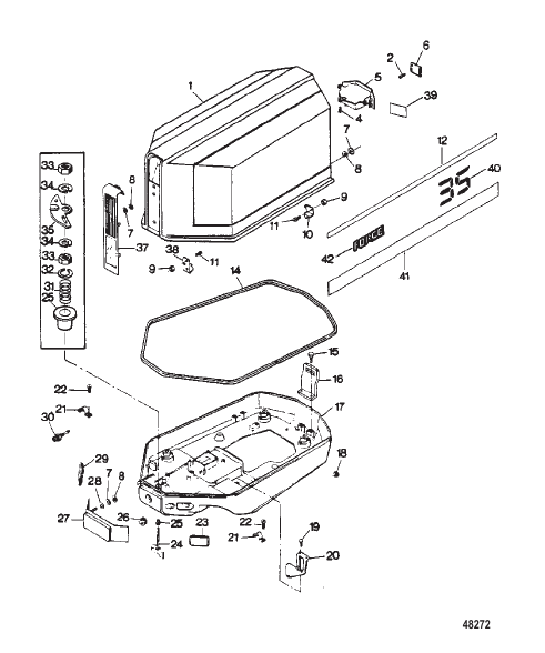 Engine Cover and Support Plate