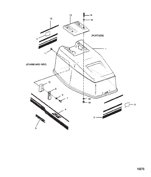 Engine Cover (Blue Fin Models)