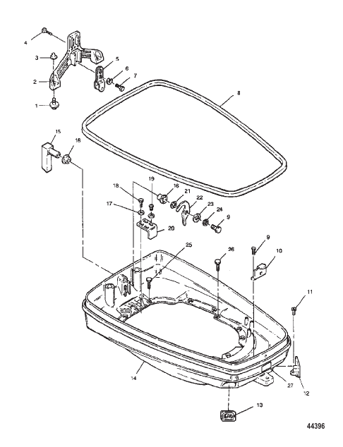Bottom Cowl / Support Plate